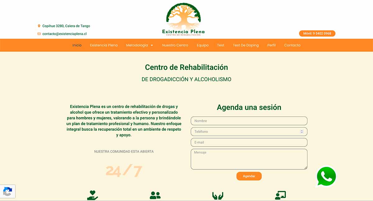 Centros de rehabilitación drogas Calera de Tango
